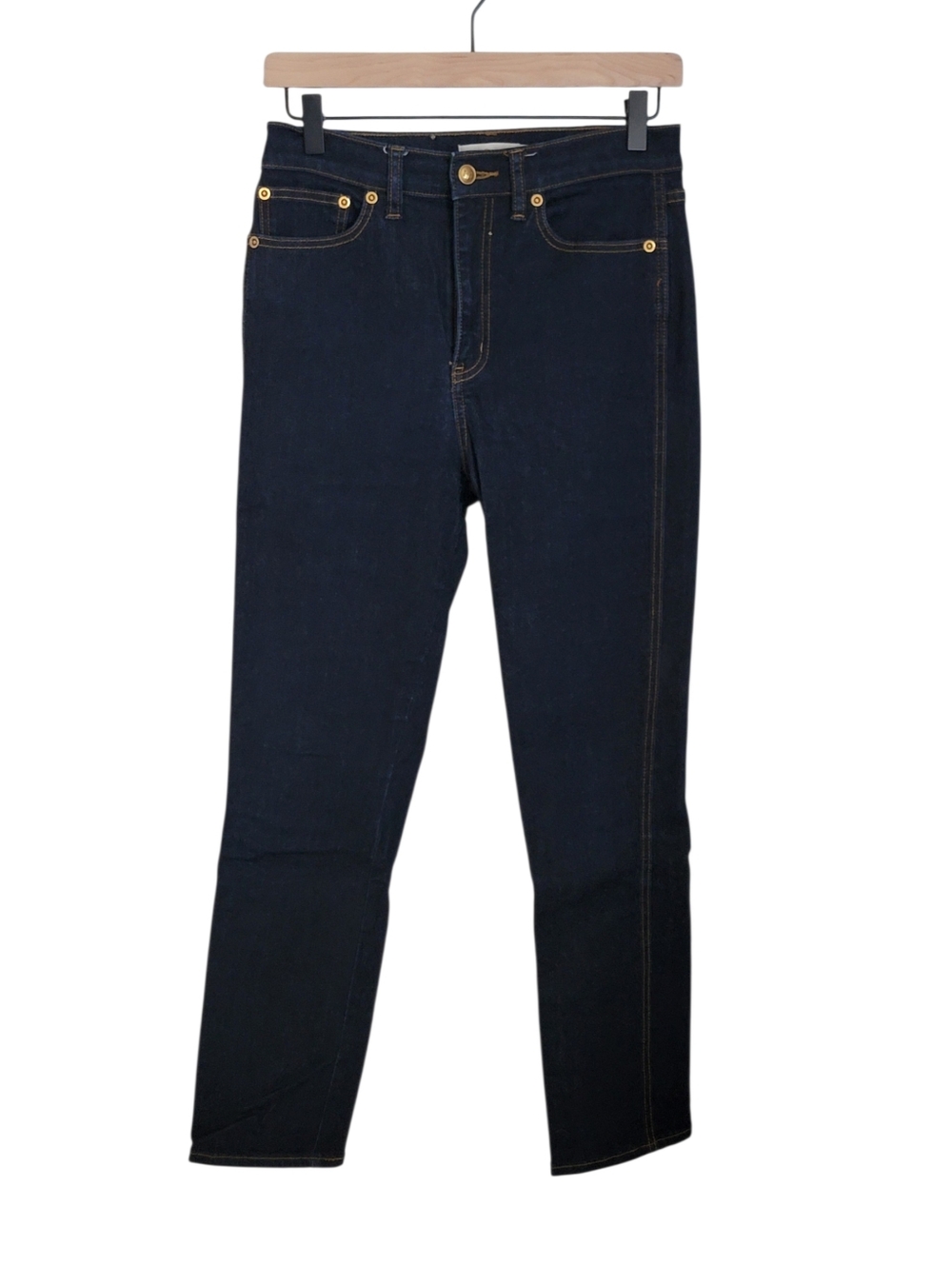 Tory Burch Dark Wash Short and Sweet Jeans Womens Size 28